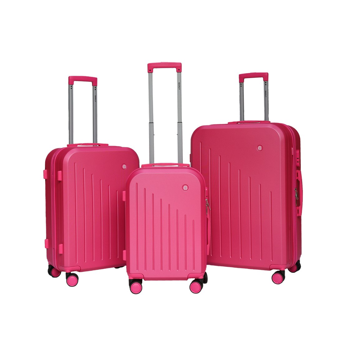 Zestaw Walizek Podróżnych ABS 3 szt MOVEMANIA Lonar 77 x 49 x 30 cm - Różowy